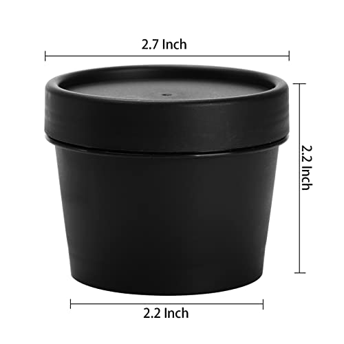 Nicunom 20 Pack Plastic Cosmetic Container Jars, Leakproof 4 Oz Lotion Container Travel Storage Jar Refillable Plastic Jars with Lids for Ointment, Cream, Makeup, Slime, Beauty Product2