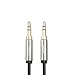 Amazon Basics 3.5 mm Male to Male Stereo Auxiliary Audio Cable, 2 Feet, 0.6 Meters, Black