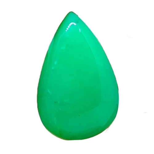 Pierre gemme chrysoprase 32x20x7mm idéale pour réparer ou créer un bijou