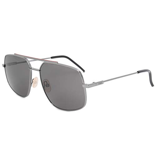 Sunglasses Fendi Ff M 7 /S 0Kj1 Dark Ruthenium / M9 Gray Polarized Lens #TOP10