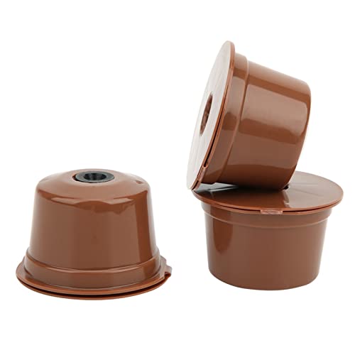 Confezione da 3 Capsule caffè Ricaricabili, Bicchiere Filtro in Plastica Ricaricabile, Capsule di Ricambio per Macchine da caffè Caffitaly