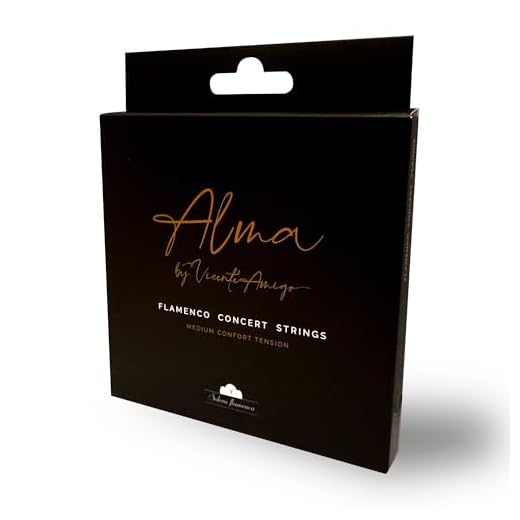 Juego de Cuerdas “Alma” Serie Vicente Amigo para Guitarra Flamenca y Clásica – Tensión Suave | Sonido Natural | Mayor Comodidad