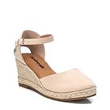 Suela antideslizante Refresh 79141, Sandalias con cuña Mujer, Beige, 37 EU