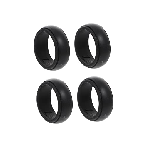 TEHAUX 4pcs Sports Ring Soccer Accessories for Men Outdoor Accessories Men’s Jewelry Athletic Rings Ring Covers Fitness Finger Ring Wedding Ring Protective Rings Exercising Supplies M Man