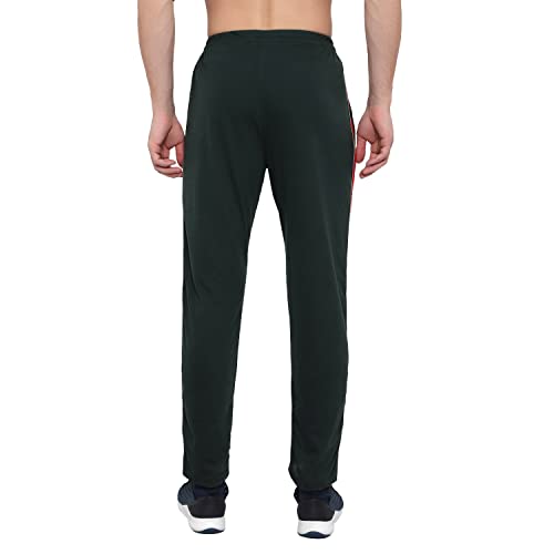 Image of GOLAZO Regular Fit Multicolor Cotton Track Pants for Men with Comfort and Style in Your Athelisure Wear