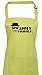 Tablier, Breaking Bad Blanc Cook Apply Yourself, Chemistry Walter, culte, Coton, citron vert, 72 cm x 86 cm
