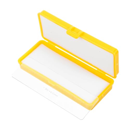 Alipis Micrometer Metric Caliper Measuring Tool Microscope Calibration Ruler Scale Measures Accurately Slide Microscope Calibrating Rulers Glass Transparent