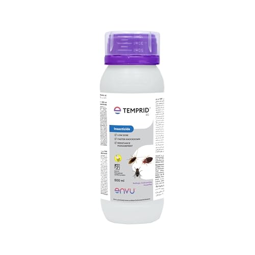 Temprid For Cockroach, Bedbugs And House Flies | Permanent Solution For Cockroach, Bed Bugs And House Flies | No Smell | No Kerosene Required | Mix Only With Water | Pest Control (500 ml)
