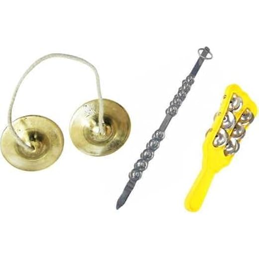Chimta & Manjira Musical Instrument Combo 34 inch