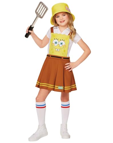 Spirit Halloween SpongeBob SquarePants Kids Dress Costume | Officially Licensed | SpongeBob Outfit