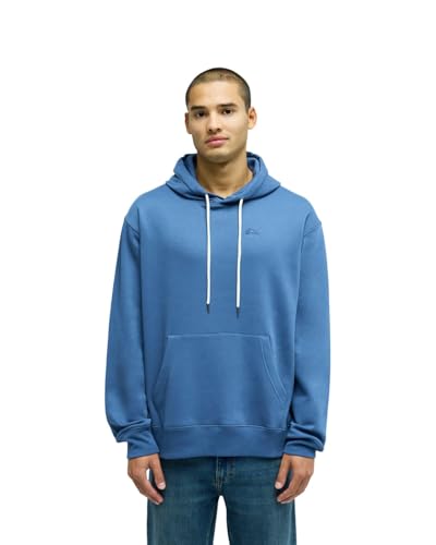 Quiksilver Sudadera con Capucha Salt Water Hoodie para Hombre, Color Azul
