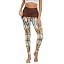 Tie Dye Stripe Pattern Brown Beige