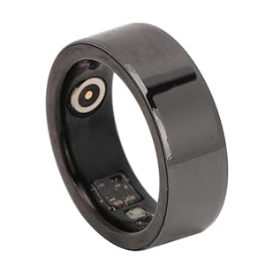 Health Minitoring Smart Ring, Pedometer Sleep Ring Tracker with Blood Pressure, Body Temperature Detection, Fitness Tracker Smart Ring for Men Women Gift