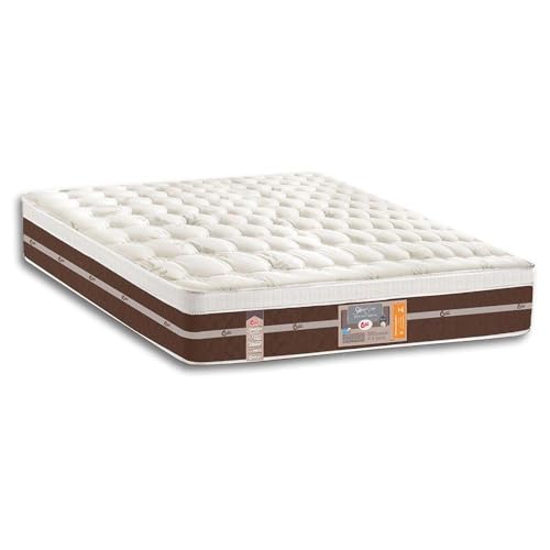 Colchao Silver Star Pkt Hibrido Air One Face Super King 193x203x32 Castor