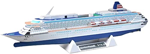 GPMBHNV Memorially Puzzle Model Toys, 1/800 Scale Asuka II Cruise Ship Kids Toys and Gift, 11.8Inch Exploratorily