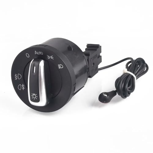 ���C�g�R���g���[���X�C�b�` Compatible With For Golf For J&etta MK5 MK6 For GTI �Ԃ̃w�b�h���C�g�X�C�b�`�d�C�w�b�h���C�g�w�b�h�����v������X�C�b�` 5ND941431B