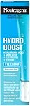 Neutrogena Hydro Boost Eye Cream, with Hyaluronic Acid and Vitamin E, for Tired-Looking Eyes, 15ml
