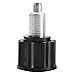 Universal Bike Pull Pin Spring Knob Screw Replacement Parts for Fitness Exercise Machines, Black, M16 Diameter 38mm