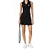 Lacoste Women's Sport Stretch Tennis Dress and Shorts, Black/Black, Medium