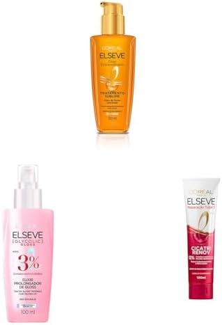 Kit Elseve Óleo Extraordinário 100Ml + Elseve Sérum Capilar Elixir, 100ml