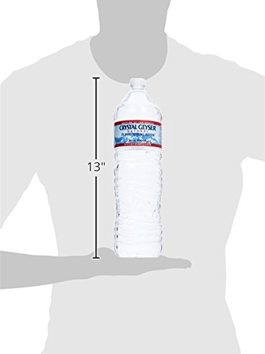 Crystal Geyser, Alpine Spring Water, 1.5 Liter Bottle (Pack of 6)