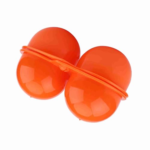 Taidda Boîte de Rangement Portative en ABS, capacité de Deux œufs, pour Pique-nique en Plein Air, Bleu 2.95x4.53 45g (ORANGE)
