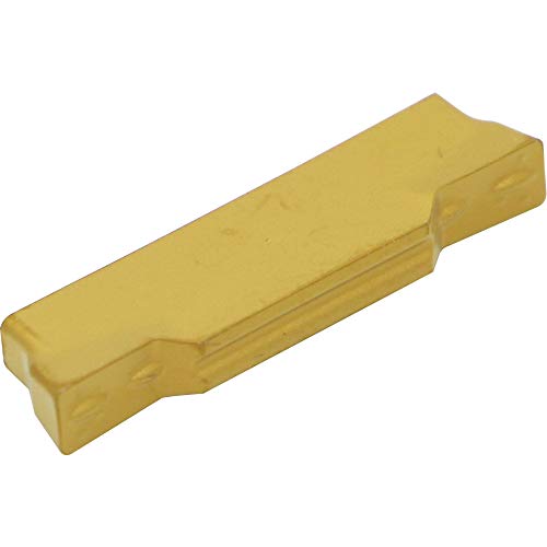 Indexable Carbide Grooving Inserts Mgmn300-M (3Mm) Tin Coated Cnc Carbide Turning Inserts Lathe Inserts Cutters For Mgehr Mgivr Lathe Grooving Cut-Off Tool,Processing Steel,10 Pcs/Box #TOP2