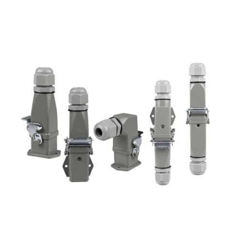 Connecteur robuste 10A HA 4 broches mâle étanche rectangulaire ANNBCDL