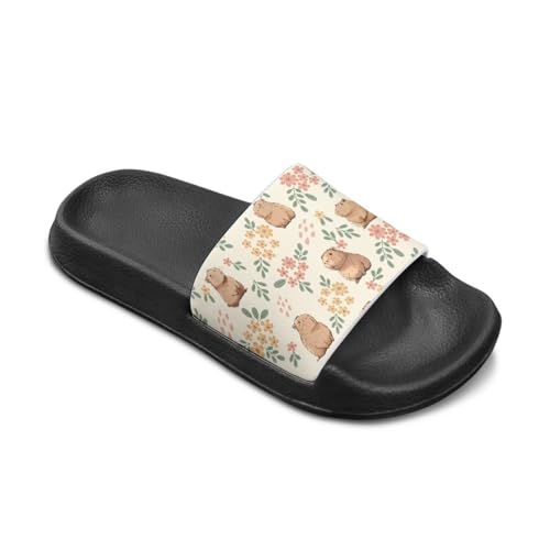 Girls Slide Sandals Breathable Summer Shoes for Kids with Non-Slip