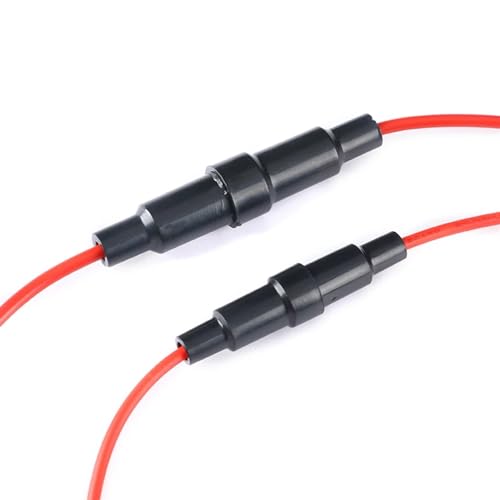 Porte-fusible en ligne 6 x 30 mm à fusion rapide avec câble isolé 22AWG