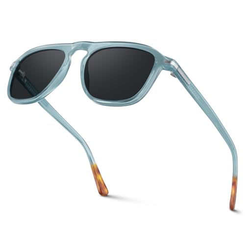 Distinctive Acetate Polarized Sunglasses Men Women Scratch Resistant/Anti-Oil Pollution/Anti-Corrosion Lens