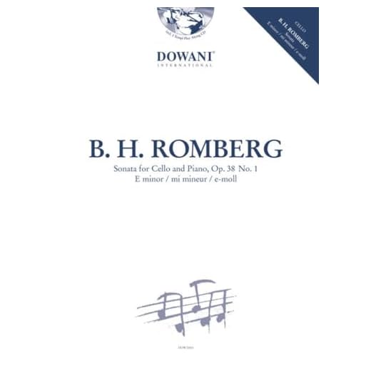 Romberg: Sonata for Cello and Piano in E Minor, Op. 38 No. 1