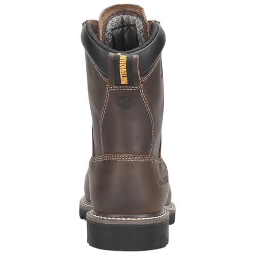 MATTERHORN Men’s Corvus 8” Waterproof Comp Toe Puncture Resisting Work Boot, Durable Leather, Slip-Resistant Sole, EH Rated4