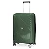 HAUPTSTADTKOFFER – Serie TXL- extra lichte en robuuste trolleys, harde koffer, cabinebagage en bagage, donkergroen, Koffer 66 cm, koffer