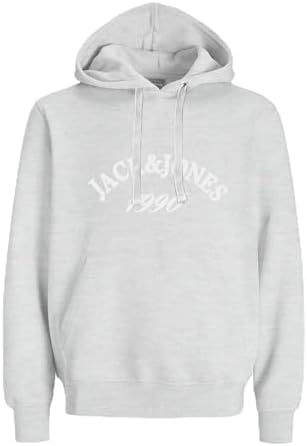 JACK & JONES Sweat Hood Jorbleecker Branding Sudadera con Capucha...
