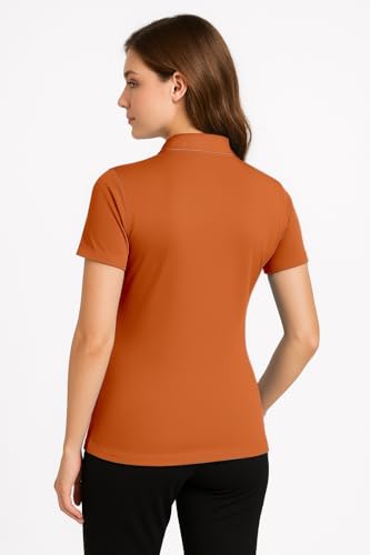 Image of Opna Women's Dry-Fit Golf Polo Shirts 3-Button Golf Polo's in 20 Colors XS-3XL Shirt
