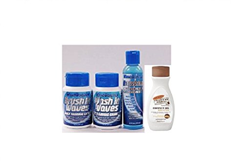 Wave Builder Combo III - Shampoo 7oz + Lotion 7oz +Brushing Oil 4.7oz AND Palmer's Men Lotion 1.7oz
