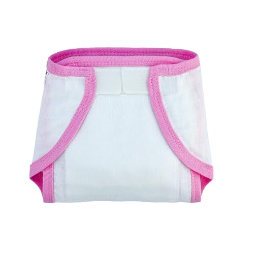 Image of Welcro Nappy For Babies, Reusable, Washable Soft Muslin Cotton Nappy /Langot for New Born Baby | Gentle on Baby Skin | Helps in Potty Training | 3-6 months | Pack of 12 | Combo
