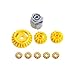 Sparkleiot New Version Differentials Gears MOC Technical Modification Parts Compatible with Standard Building Blocks