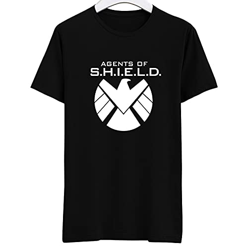 Filmy VastraMen's & Women's Agent of Shield Half Sleeve Roundneck 100% Cotton Tshirt