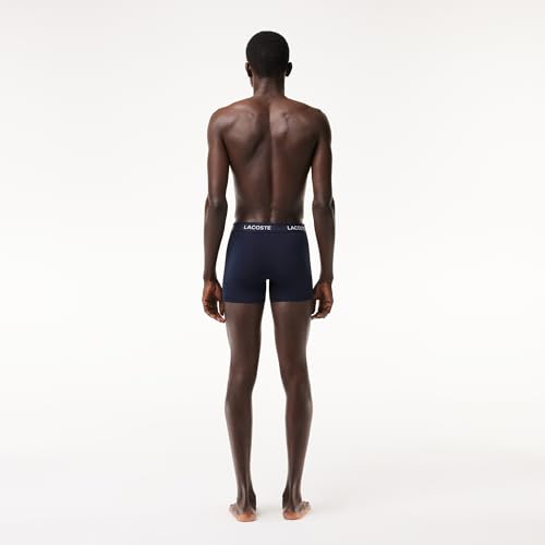 Lacoste Men's Cotton Stretch Print Animation Trunks, 3-Pack3