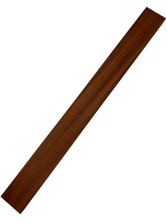 Exotic Wood Zone | Sapele Wood Electric/Bass Guitar Neck Blanks | Luthier Tonewoods | Tonewood Suppliers (32" x 4" x 2", Sapele)