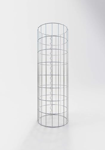 GABIONA - Gabionensäule HxD: 80 x 27 cm - Maschenweite 5 x 10 cm - Runder,...