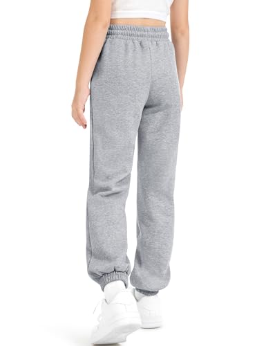 BOOPH Girls Fleece Sweatpants Kids Winter Sweat Pants Athletic Joggers Clothes for Teen Girls2