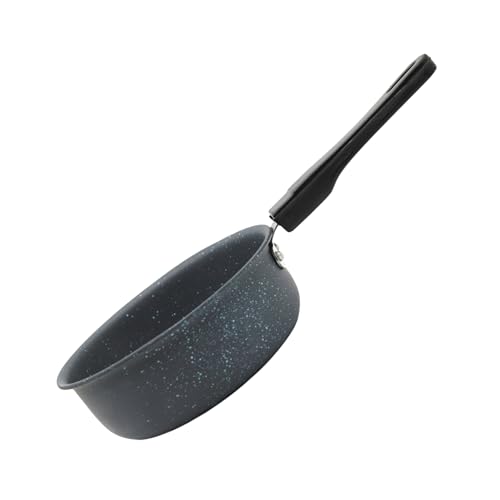 Image of LAZYwindow Nonstick Baby Sauce Pan /Frying Pan 17cm Dia, (Base Colour Grey) Pack of 1