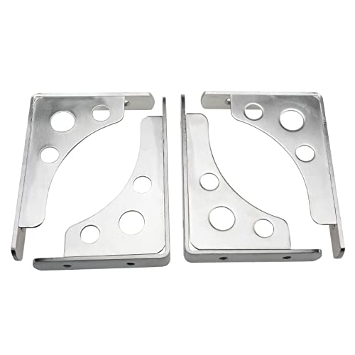 Artilife Robuste Regalhalterung, 15,2 cm, Wandmontage, schwimmende Halterung, Edelstahl, dreieckig, Regalstütze für Tischbank, platzsparende DIY-Halterung, 4 Stück Cover