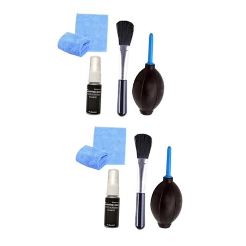 8pezzi Pulizia Per Computer Strumenti Per La Dello Schermo Air Blowing Spazzola Per Liquido Pulente Di Alta Qualità blu nero