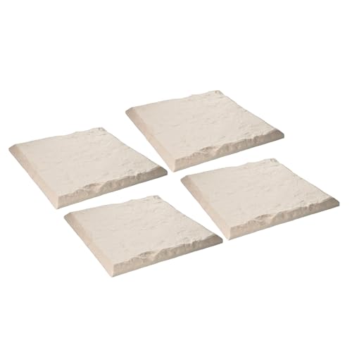 ordinarYone Pack Of 4 Realistic For Garden Pathway With Texture
