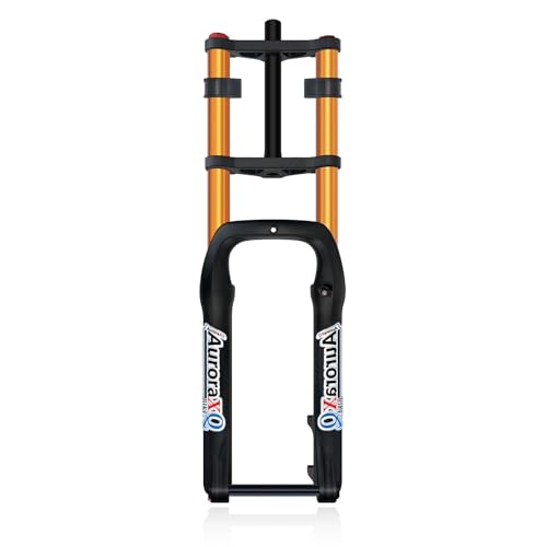 FKXSXAZ 20/26�C���` E-Bike 4.0 �t�@�b�g�^�C�� �d�����]�� �T�X�y���V�����t�H�[�N �X���[�A�N�X�� 15 * 135mm �_�u���N���E���g���x�� 190mm �X�m�[�r�[�` XC MTB ATB BMX�p