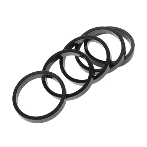 Garneck Mountain Bike Handlebar Stem Spacers Set 5mm Bike Stem Spacer Aluminum Alloy Upgrades